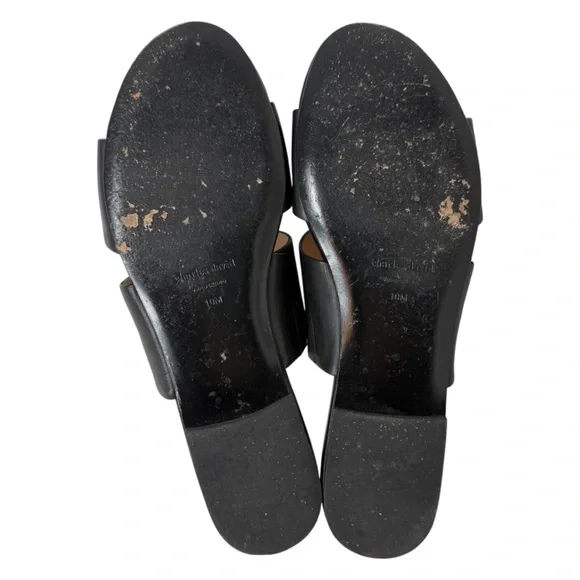 Charles David Siamese Banded Slide Sandals Black Women’s size 10 - Picture 14 of 15